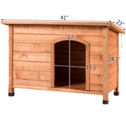 Outdoor Wood Weather Resistant Home Ground Dog House Outdoor Wood Weather Resistant Home Ground Dog House